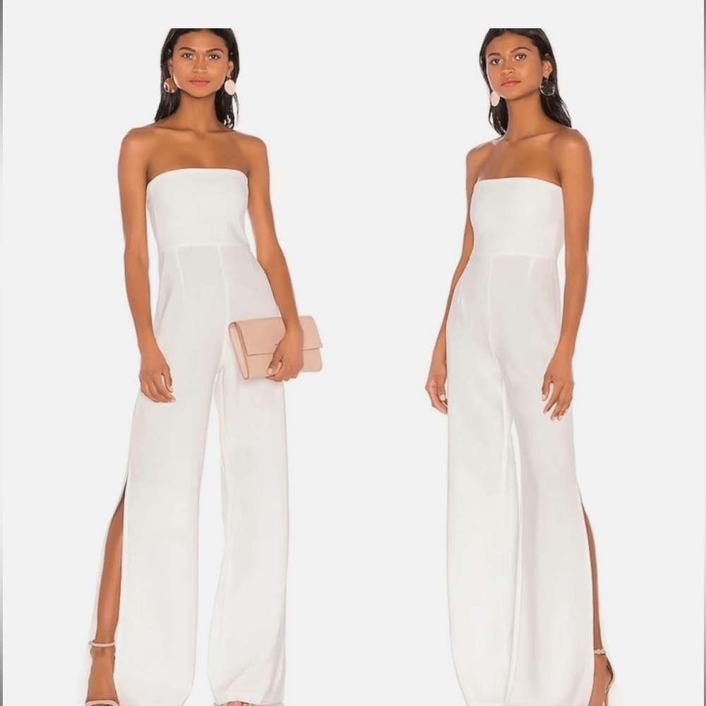 NOOKIE Revolve Glamour Jumpsuit in White